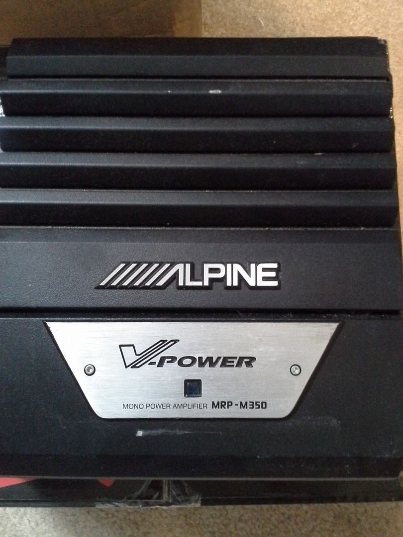 Alpine MRPM350 mono sub woofer amp S10 Forum