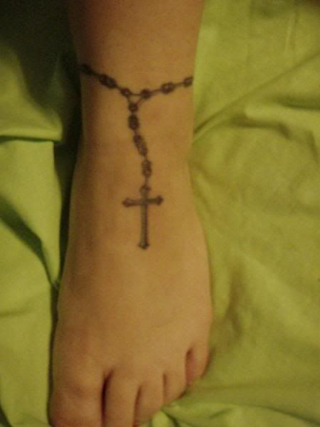 Michael Jackson Anklet tattoo