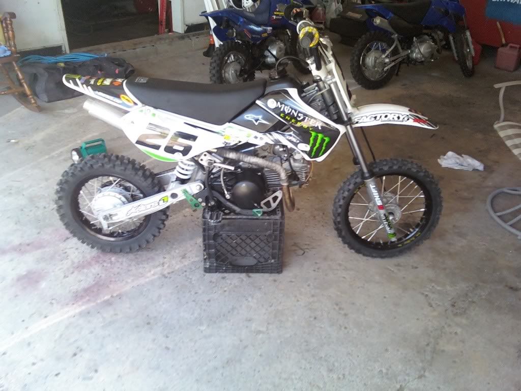 Klx 110 Fork Swap