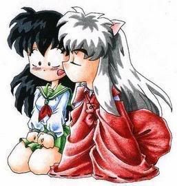 cute pic of Inuyasha and kagome Pictures, Images and Photos
