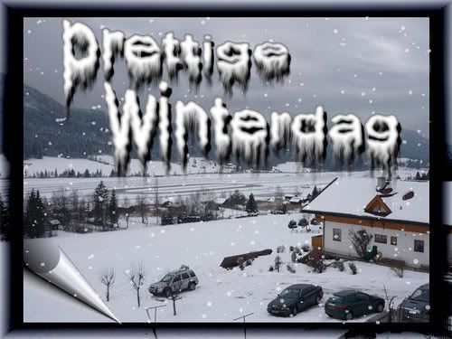 prettige winterdag