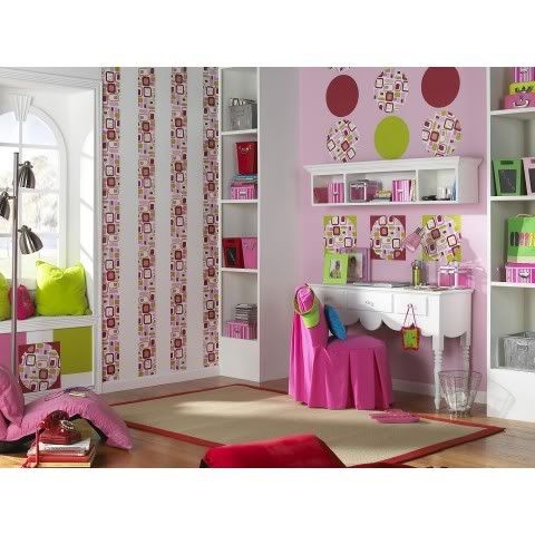 Kids Room Colors on Kids Room Interior  Furniture In Pink And Green Color   Home Trends