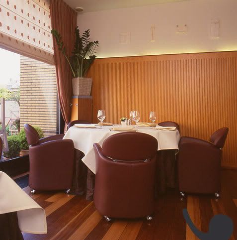 Restaurant Modern Interior with Elegant Furniture