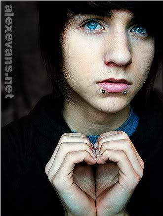 picture of emo boy - i love