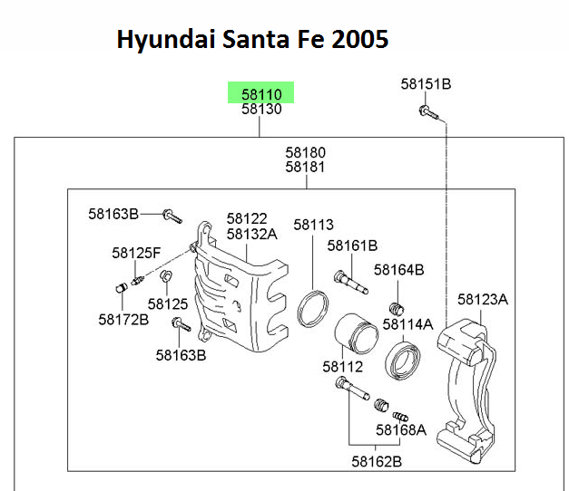 04 Santa Fe brakes on 07 tib - New Tiburon Forum : Hyundai Tiburon Forums