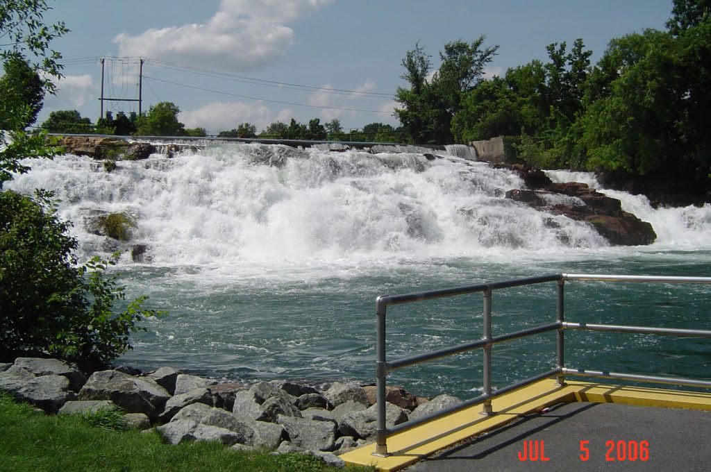 These Falls Are In Bicentennial Park In Ticonderoga, NY. (To See Larger