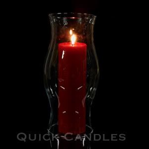 Red 3 x 9 Pillar Candles
