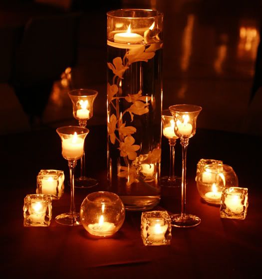 submerged flower centerpieces. Submerged Centerpiece