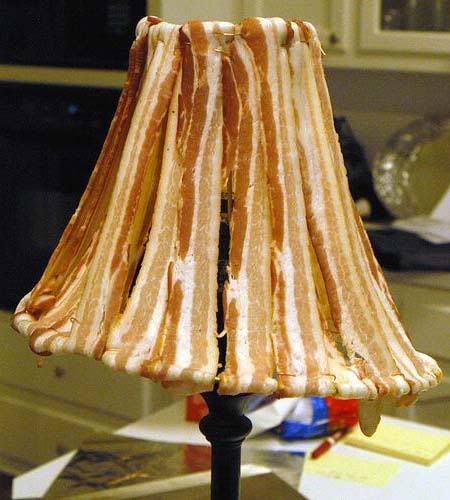 Bacon lamp shade