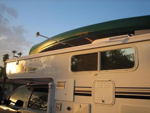 RV.Net Open Roads Forum: Truck Campers: kayak on roof rack