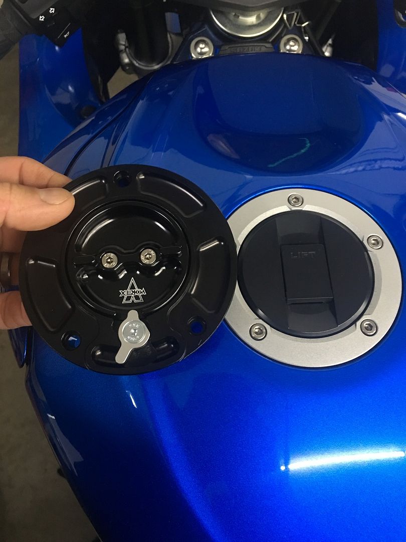 Vortex gas cap, heads up Suzuki GSXR Motorcycle Forums