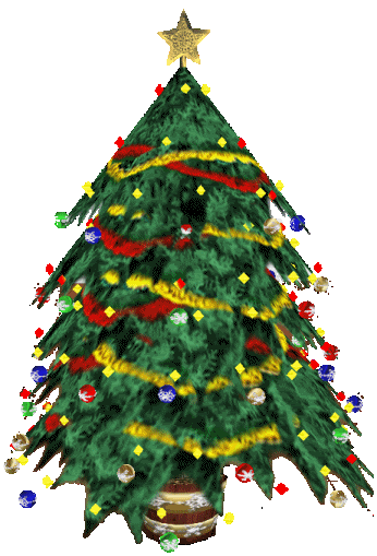 ~S~ Christmas Tree w/ garlands
