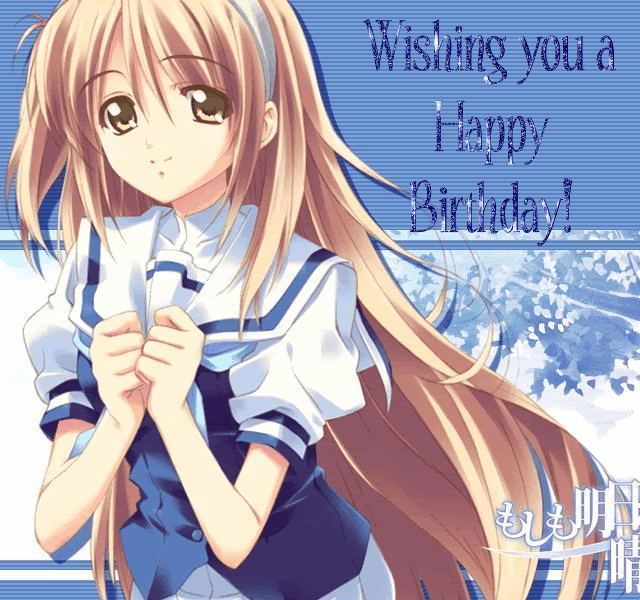Debbie S · Anime Girl Happy Birthday Pictures, Images and Photos