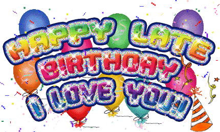 Happy Belated Birthday Graphics @ twitkut.com