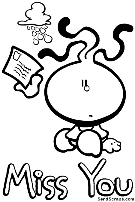 I Miss You Graphics @ twitkut.com