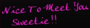 Nice to Meet You Graphics @ twitkut.com