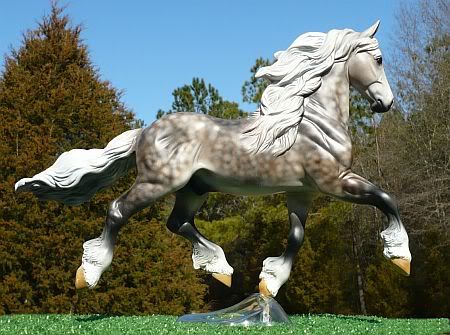 BRsMillennialStar3.jpg BR's Millennial Star -RE- Dappled Grey Warlander Stallion. CM Goffert. image by stonewolfcreationsshows BRsMillennialStar3.jpg BR's Millennial Star -RE- Dappled Grey Warlander Stallion. CM Goffert. image by stonewolfcreationsshows