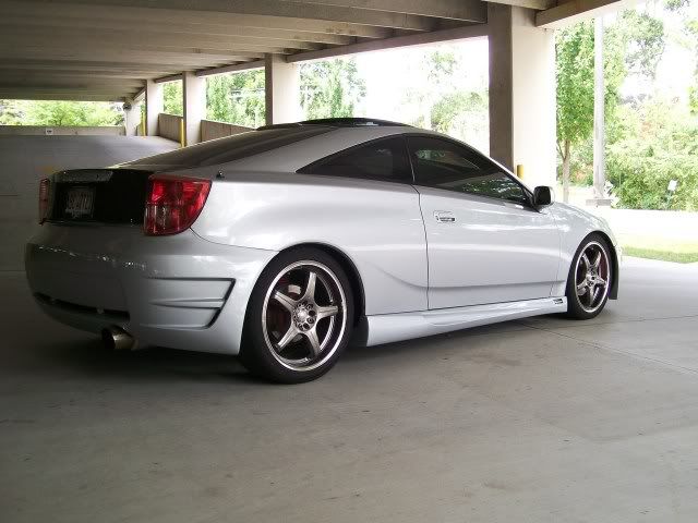 silver toyota celica spoiler #3