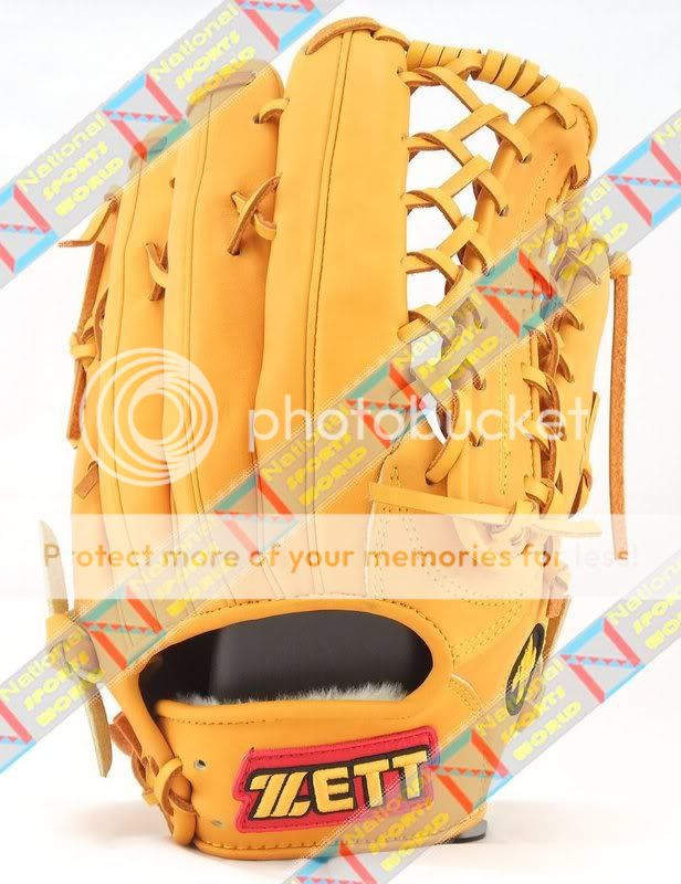 ZETT BASEBALL GLOVES YELLOW 13 { BPGT 38 } RHT  