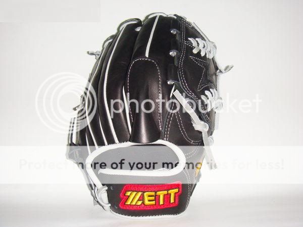 ZETT BASEBALL GLOVES 12 BLACK {BPGT 11} RHT  