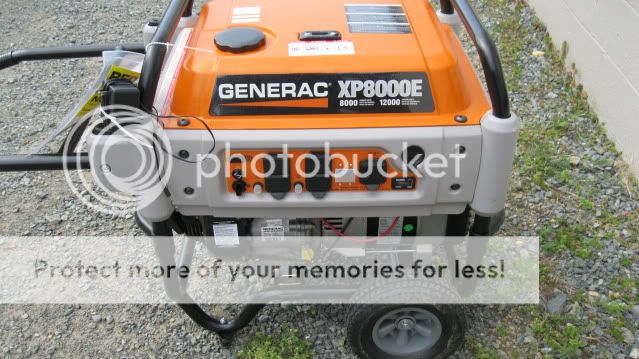 Used Generac 8000 Watts Portable Generator XP8000E