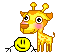 smiley millan kiss giraffe giraffa animal bacio faccine